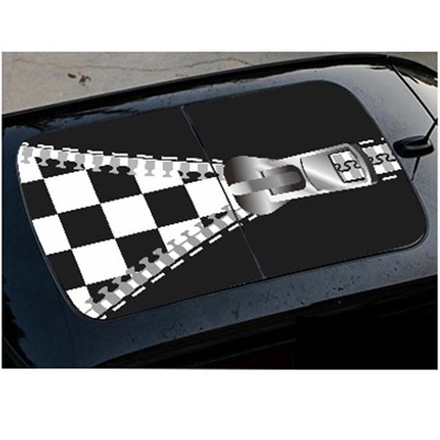 Car sunroof decorative stickers car styling for MINI cooper one F55 F56 F60 R55 R56 R60 R61
