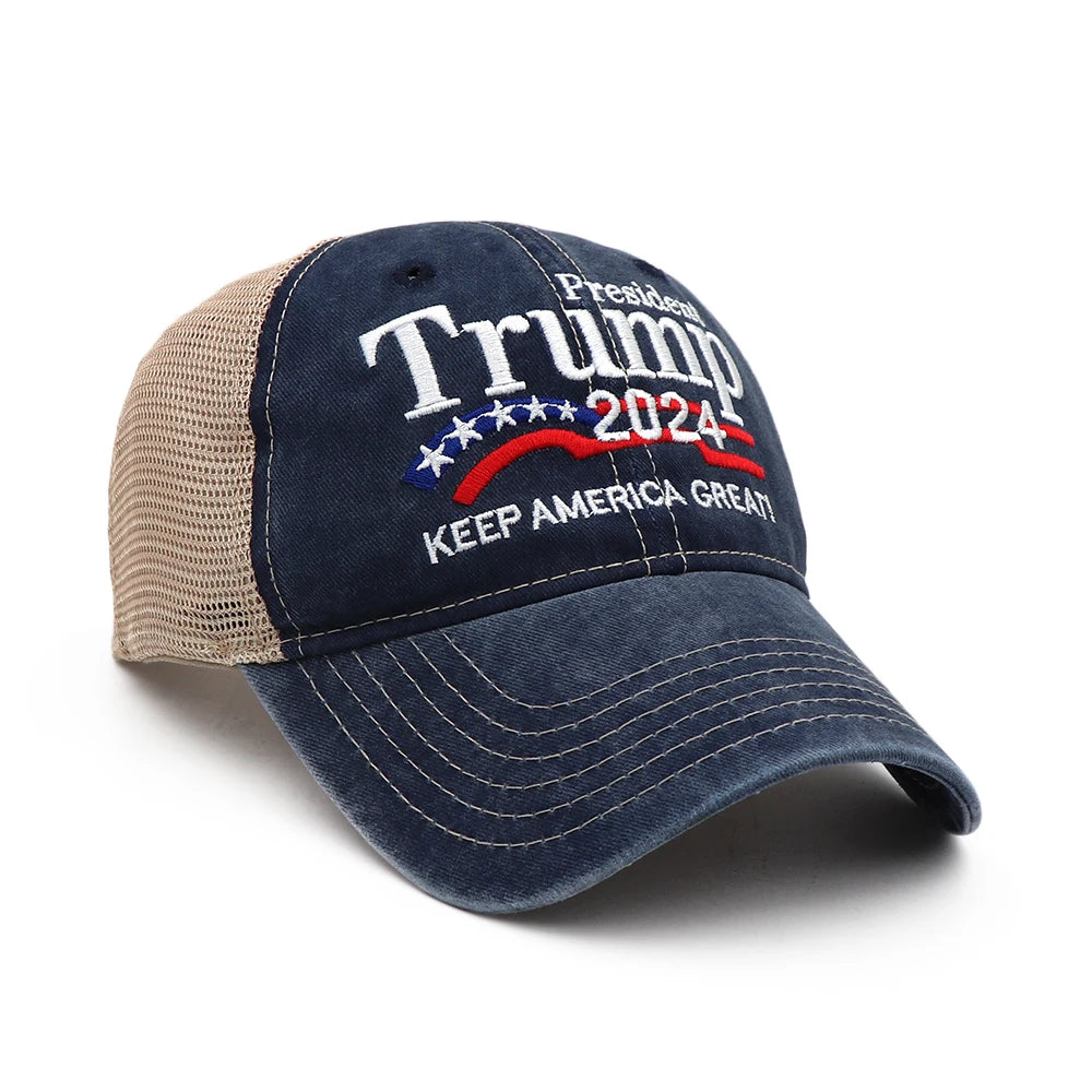 Donald Trump Hat Take America Back MAGA USA Embroidery Adjustable Baseball Cap