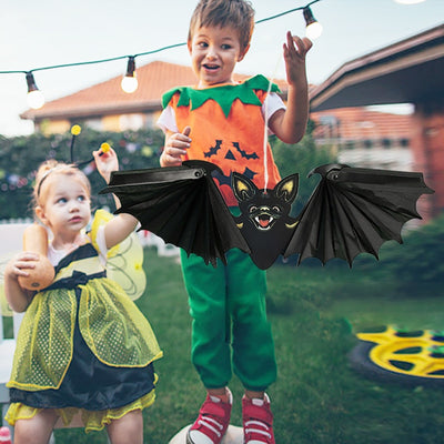 Paper Bat Hanging Ornament Props for Halloween Decoration Festival Party Bar Haunted House Decor Indoor Outdoor