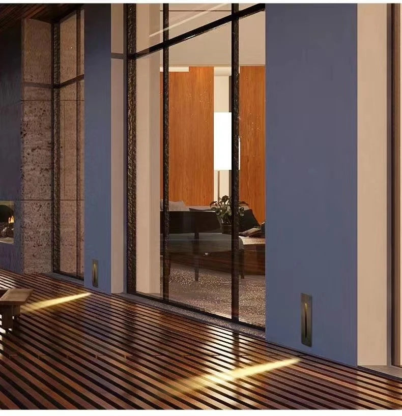 Slim Wall Stairs Light LED 3W Wall + Lamps Step Lamp Indoor lighting Nightlight Stairway Led Corridor Foyer Kitchen Hallway Lamp