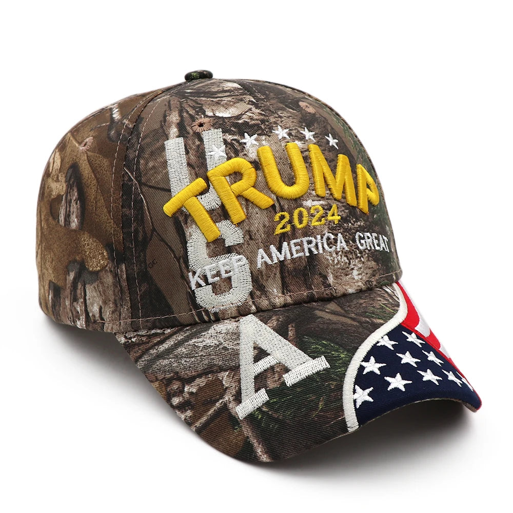 Donald Trump Hat Take America Back MAGA USA Embroidery Adjustable Baseball Cap