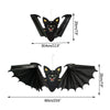 Paper Bat Hanging Ornament Props for Halloween Decoration Festival Party Bar Haunted House Decor Indoor Outdoor
