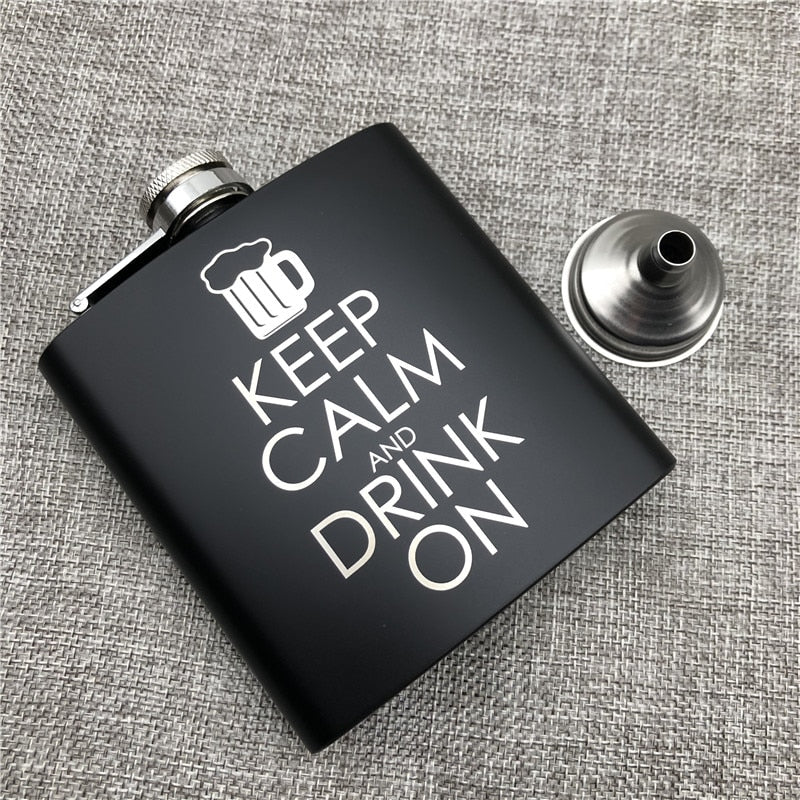 Hip Flask 6 Oz 170ml 304 Stainless Steel Personalized King Wolf Lion Tiger Alcohol Whiekey Vodka Flask