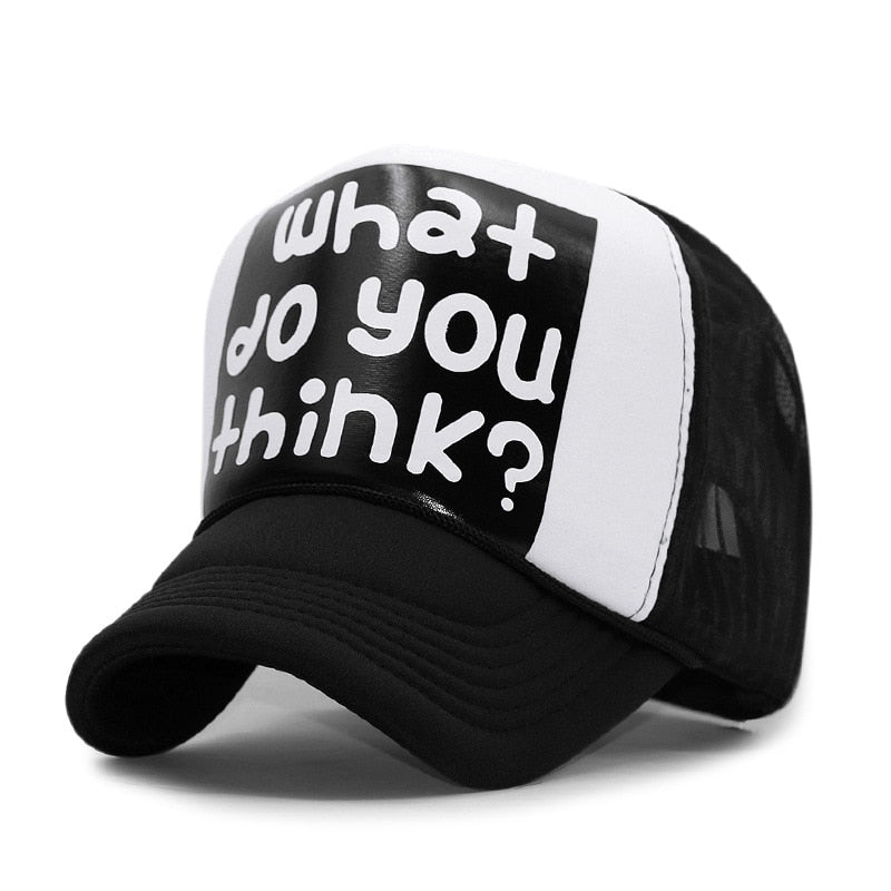 Hats Men Cool Hiphop Punk Rock Truck Cap Women Fashion Mesh Baseball Caps