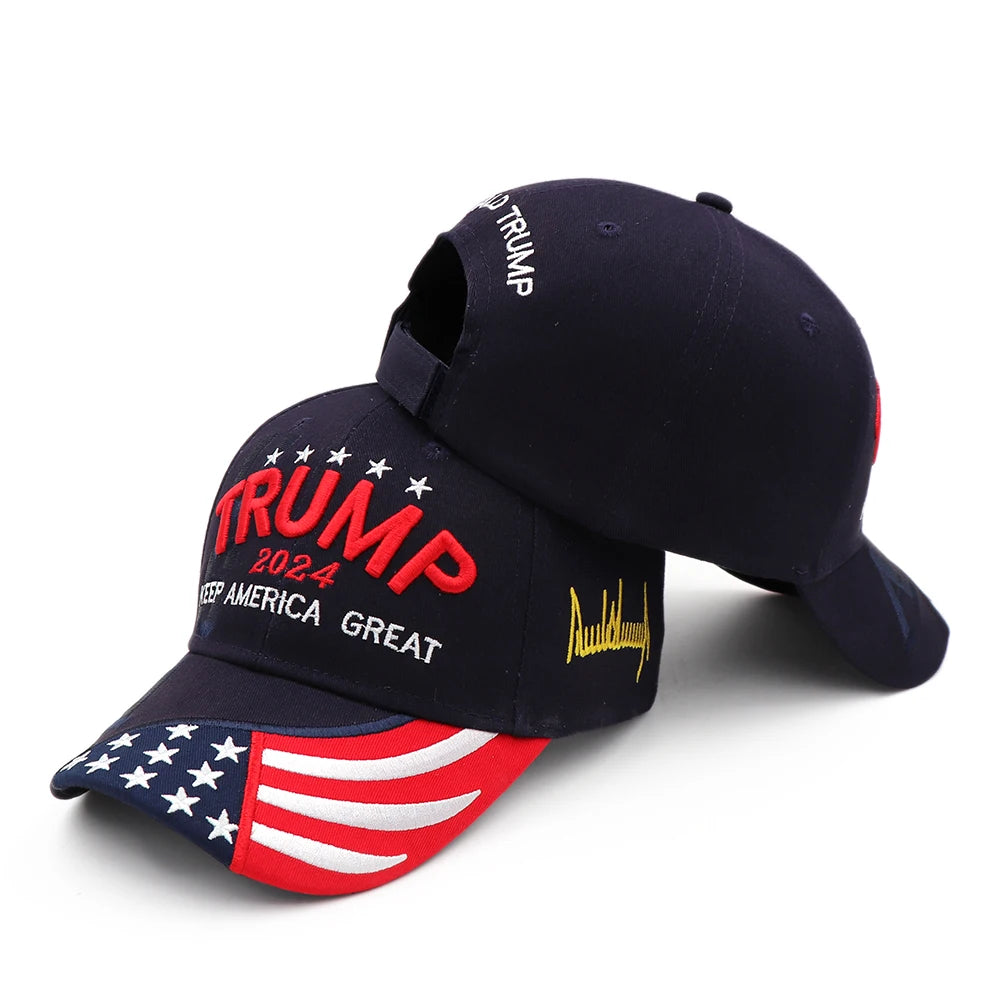 Donald Trump Hat Take America Back MAGA USA Embroidery Adjustable Baseball Cap