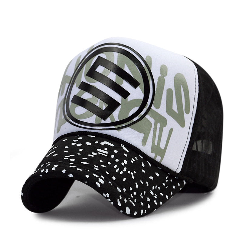 Hats Men Cool Hiphop Punk Rock Truck Cap Women Fashion Mesh Baseball Caps