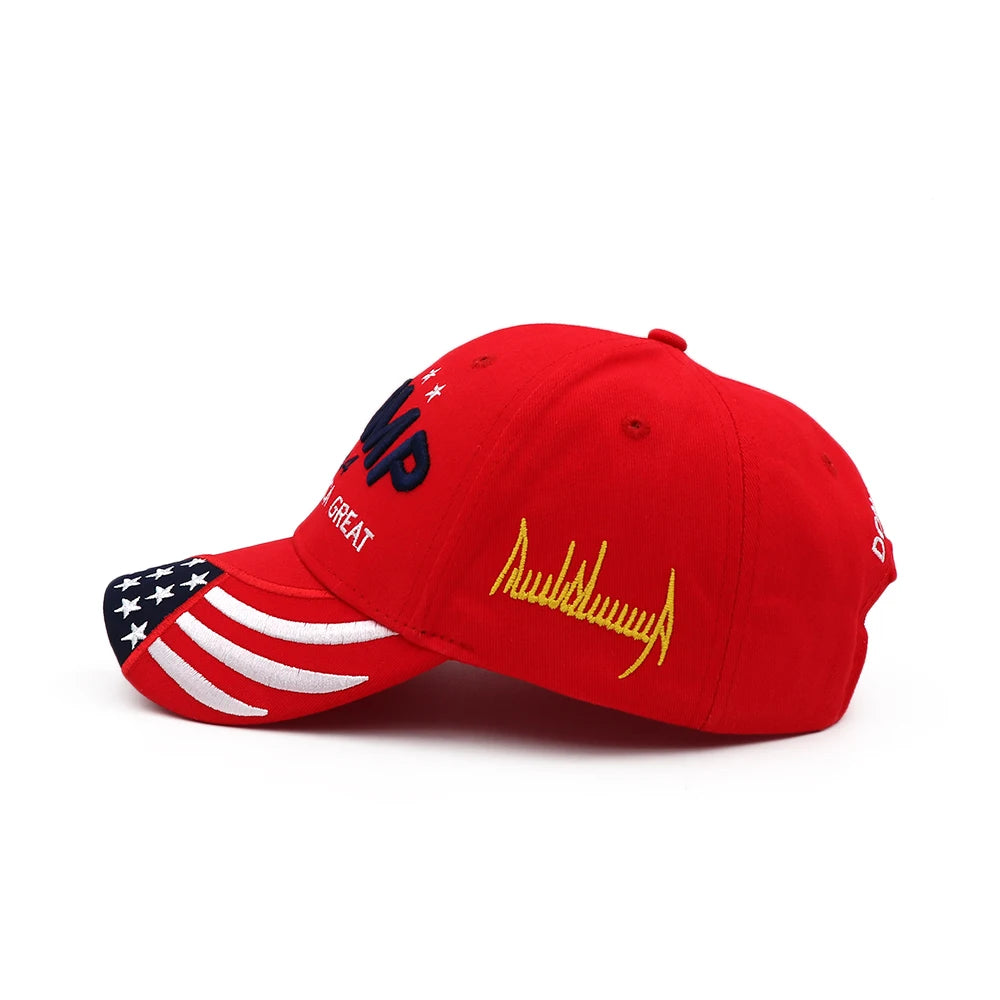 Donald Trump Hat Take America Back MAGA USA Embroidery Adjustable Baseball Cap