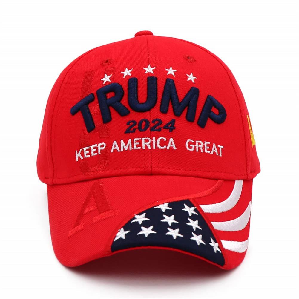 Donald Trump Hat 2024 Cap Keep America Great USA Embroidery Hat Adjustable Baseball Hat