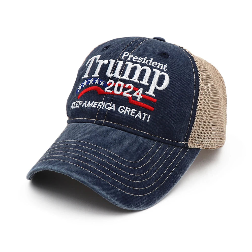Donald Trump Hat Take America Back MAGA USA Embroidery Adjustable Baseball Cap