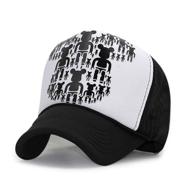 Hats Men Cool Hiphop Punk Rock Truck Cap Women Fashion Mesh Baseball Caps