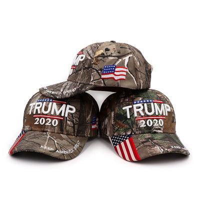 Donald Trump Cap Camouflage USA Flag Baseball Caps Keep America Great Snapback President Hat 3D Embroidery