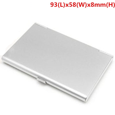 Aluminum Storage Box Business ID Credit Card Holder Mini Suitcase Bank Card Box Holder