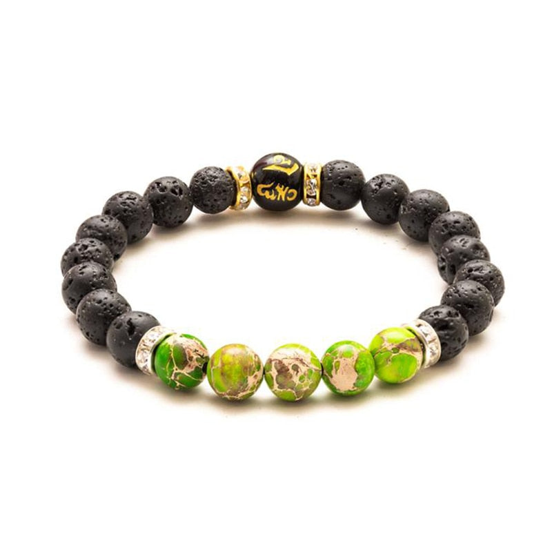 7 chakra bracelet for healing Natural Crystal Healing Anxiety Jewellery Mandala Yoga Meditation Bracelet Gift