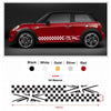 Car Door Side Waist Skirt Wall Stickers for Mini Cooper Clubman COUNRTYMAN F54 F55 F60 R55 R56 R60 Accessories