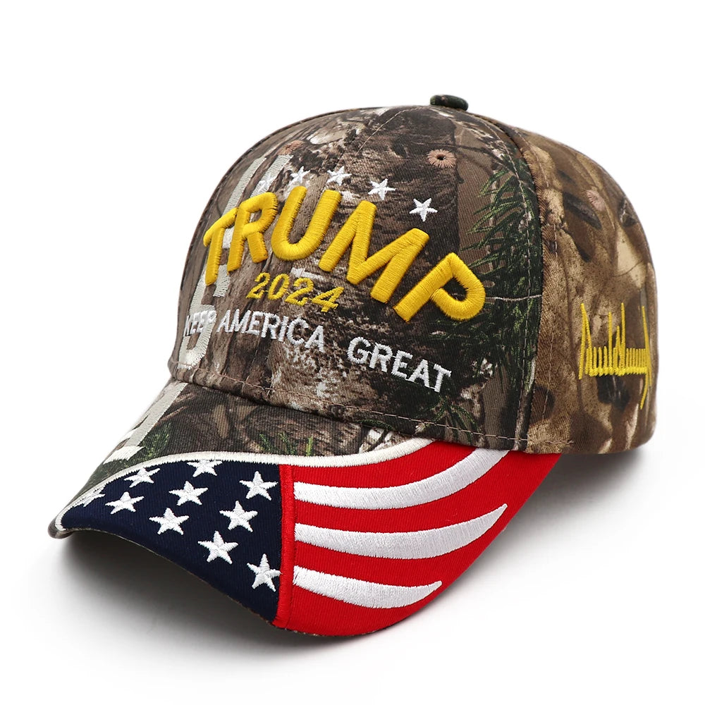 Donald Trump Hat Take America Back MAGA USA Embroidery Adjustable Baseball Cap