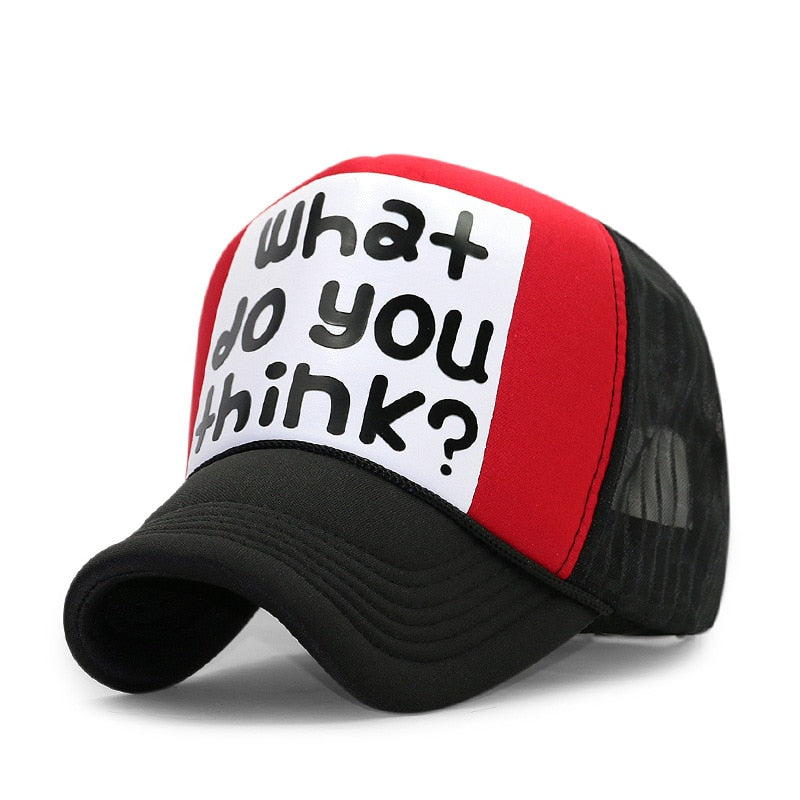 Hats Men Cool Hiphop Punk Rock Truck Cap Women Fashion Mesh Baseball Caps