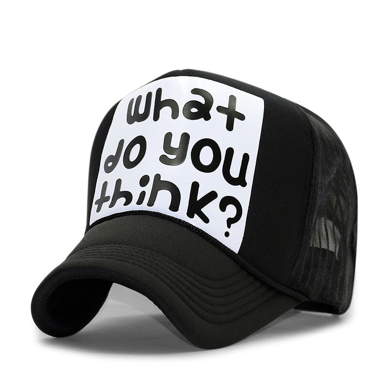 Hats Men Cool Hiphop Punk Rock Truck Cap Women Fashion Mesh Baseball Caps