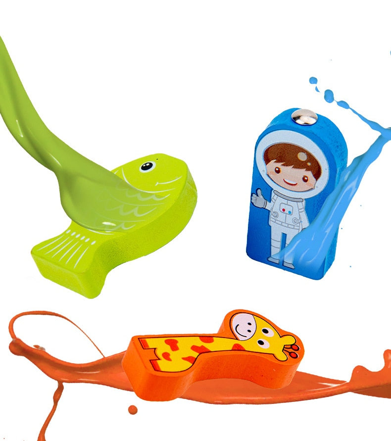 Montessori Educational Wooden Math Toys Children Busy Board Count Shape Colors Match Fishing Puzzle Learning Toys Gifts