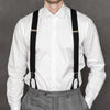 Vintage Suspenders Casual Fashion Unisex Braces Elegant Brown Leather Shirt Suspenders Adjustable Belt Strap Father day gift