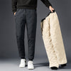 Lambswool Warm Thicken Sweatpants Men Fashion Joggers Water Proof Casual Pants Men  Plus Size Trousers