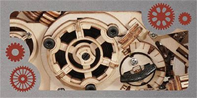 DIY 3D Wooden Puzzle Gear Model Building Kit 3D Puzzle STEM Toys Gifts