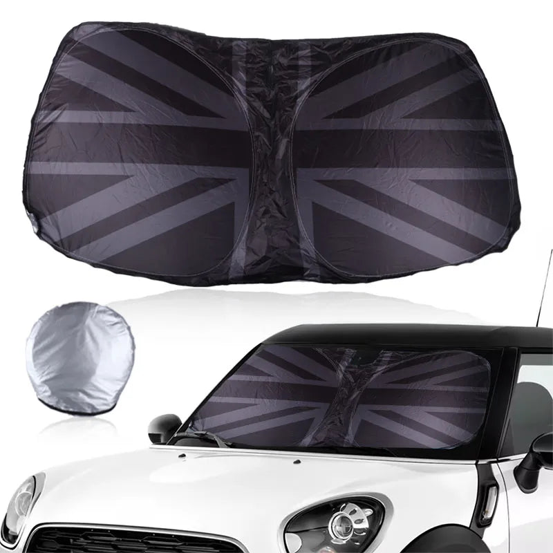 Car Windshield Sunshade Cover Blocks UV Ray Reflector For Mini Cooper One R50 R56 R60 F55 F56 R58 R59