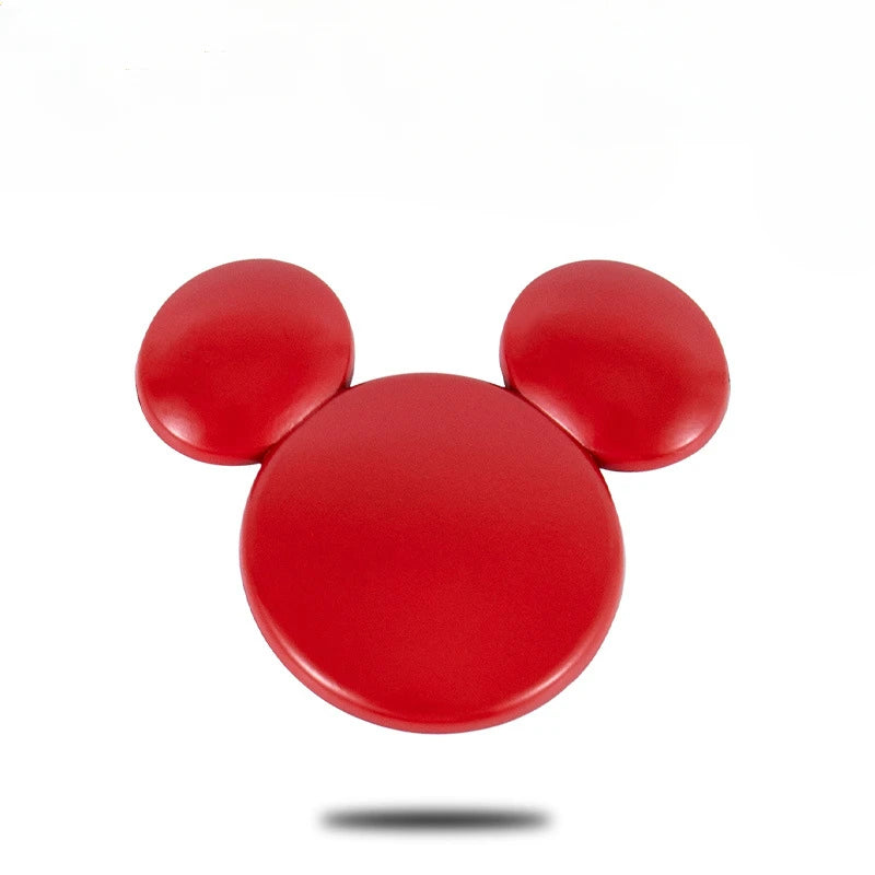 Car window decoration ears metal car stickers 3D stereo creative car logo Mickey Minnie decoration stickers