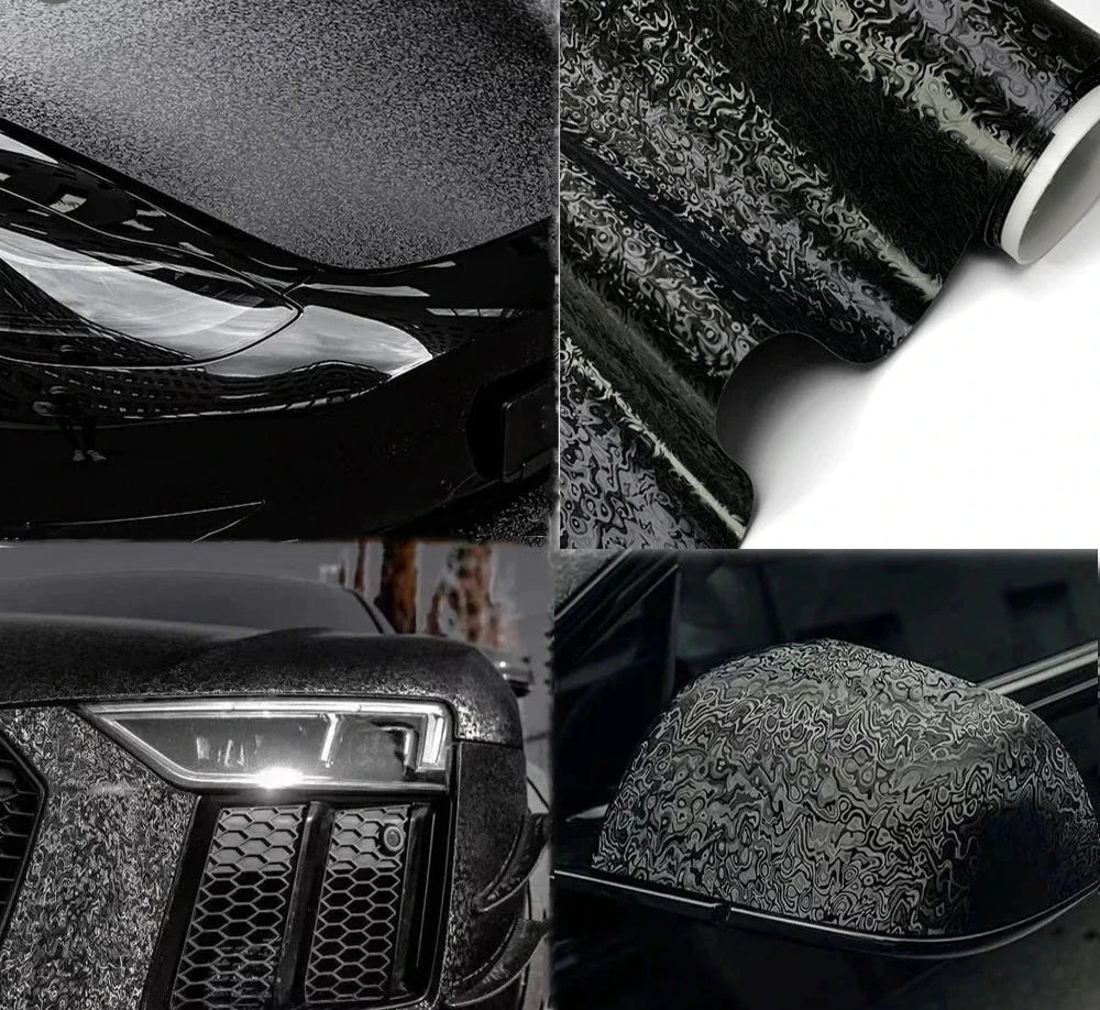 Carbon Vinyl Film DIY Waterproof Car Stickers Modified Vinyl Wrap Films Color Change Film for Auto Accessories