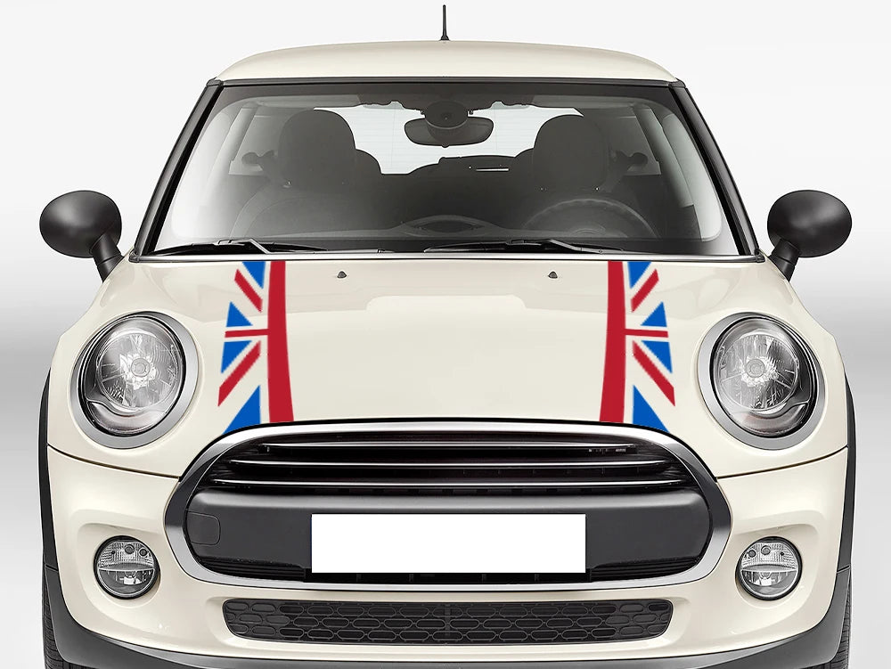 Car Hood Stickers Auto Bonnet UK Flag Decal Decal For Mini Cooper
