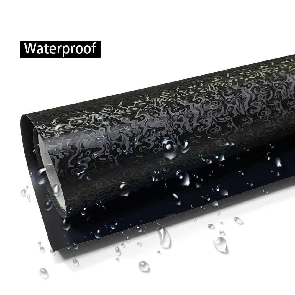 Carbon Vinyl Film DIY Waterproof Car Stickers Modified Vinyl Wrap Films Color Change Film for Auto Accessories