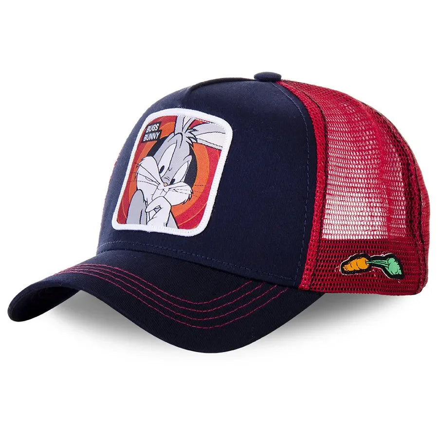 Anime Cartoon Cap High Quality Patch Draw Baseball Cap Men Trucker Hat