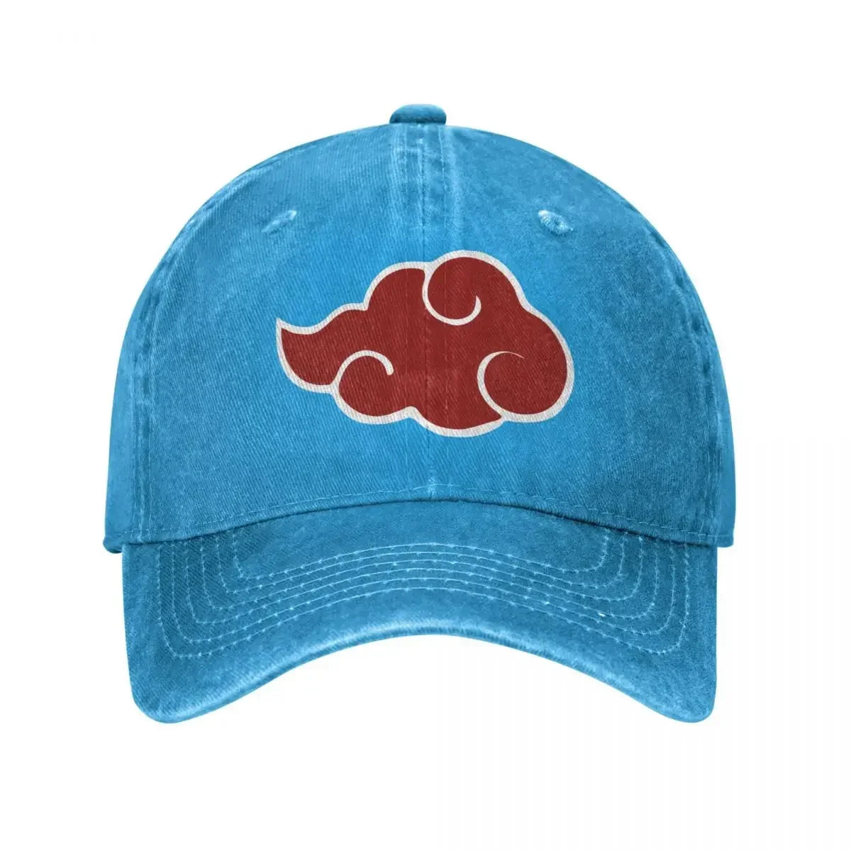 Akatsuki Pein Japan Anime Streetwear Harajuku Baseball Cap Distressed Denim Washed Sun Cap Outdoor All Seasons Travel Caps Hat