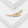 Brooches Korean Fashion Style 3-Color Rhinestone Ear of Wheat Lapel Pins Luxury Jewelry Accessories For Clothing