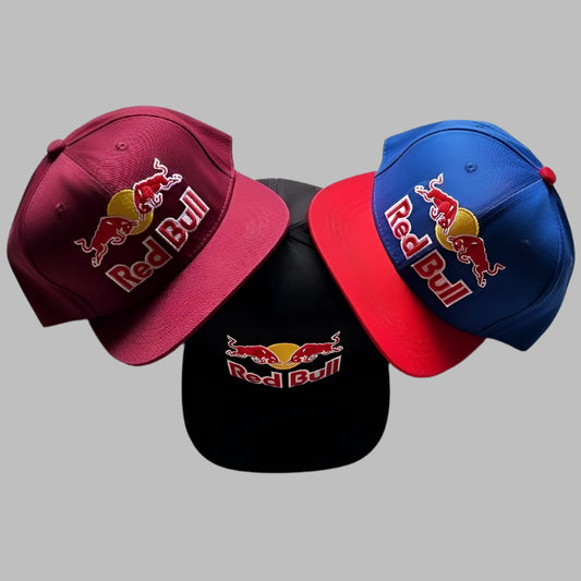Red Bull baseball cap for spring and autumn outdoor adjustable casual hat, sun protection hat