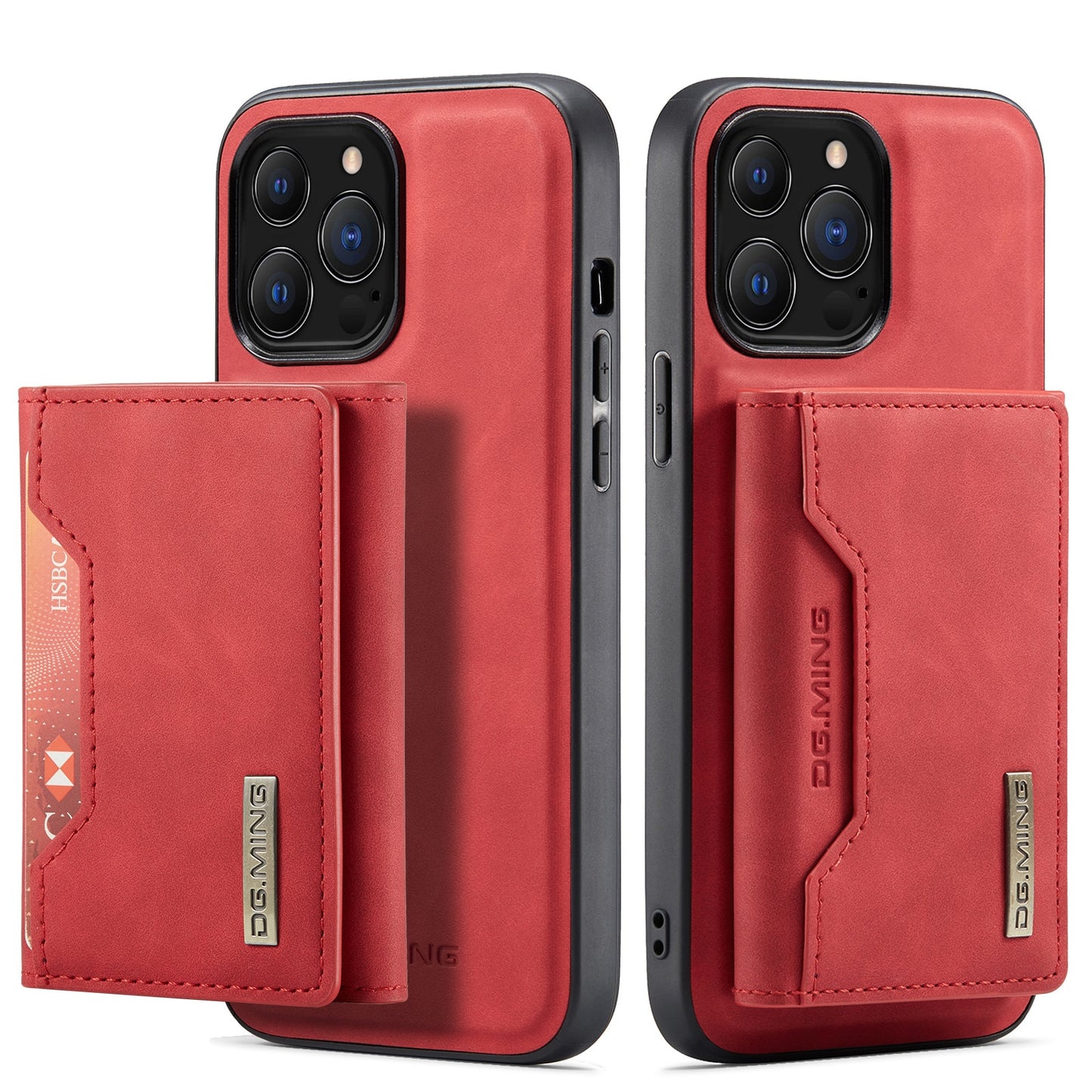 2 In 1 Detachable Magnetic Leather Case for IPhone 13 12 14 11 Pro Max Xs XR 7 8 Plus Se2020 Wallet Cover Cards Holder Pocket