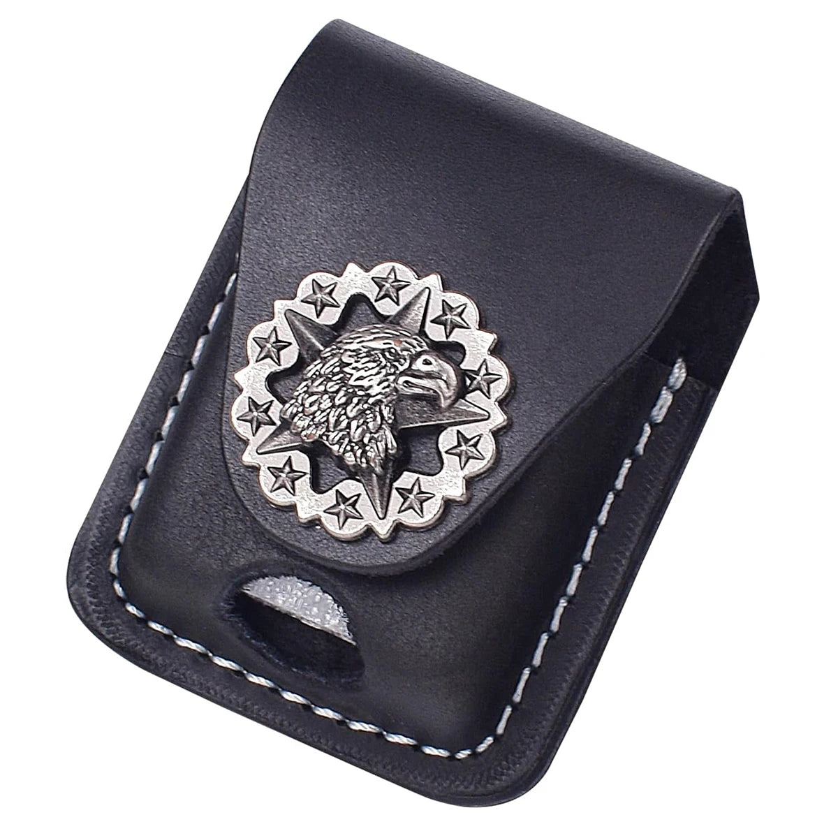PU Leather Lighter Storage Case, Compact Outdoor Camping Hiking Accessory