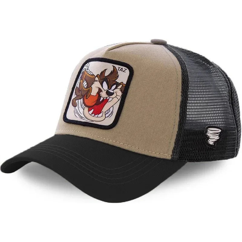 Anime Cartoon Cap High Quality Patch Draw Baseball Cap Men Trucker Hat