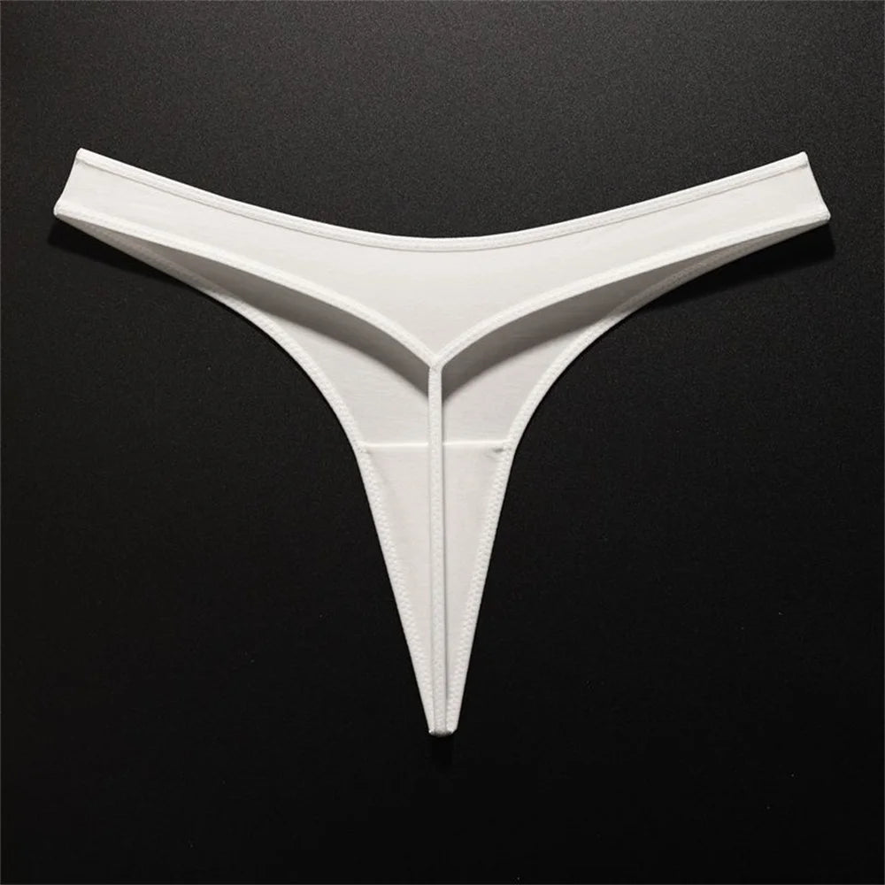 G String Women T Back Seamless Thong Underwear Girls Plus Size Elastic T-pants Lingerie S-XL