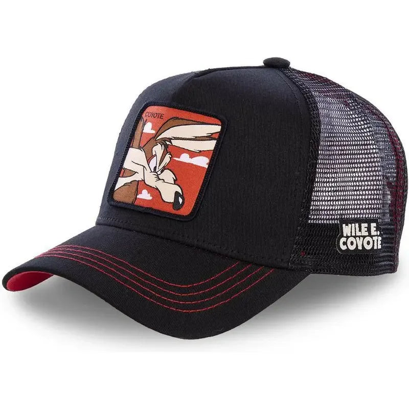 Anime Cartoon Cap High Quality Patch Draw Baseball Cap Men Trucker Hat