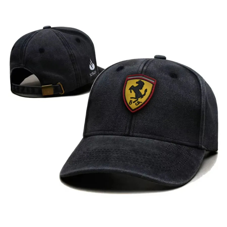SF Team Cap Baseball Hat Formula One Racing Hat Sunshade Cap
