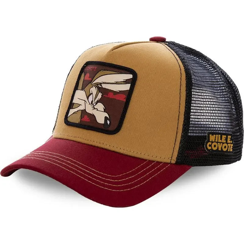 Anime Cartoon Cap High Quality Patch Draw Baseball Cap Men Trucker Hat