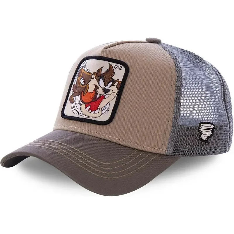 Anime Cartoon Cap High Quality Patch Draw Baseball Cap Men Trucker Hat
