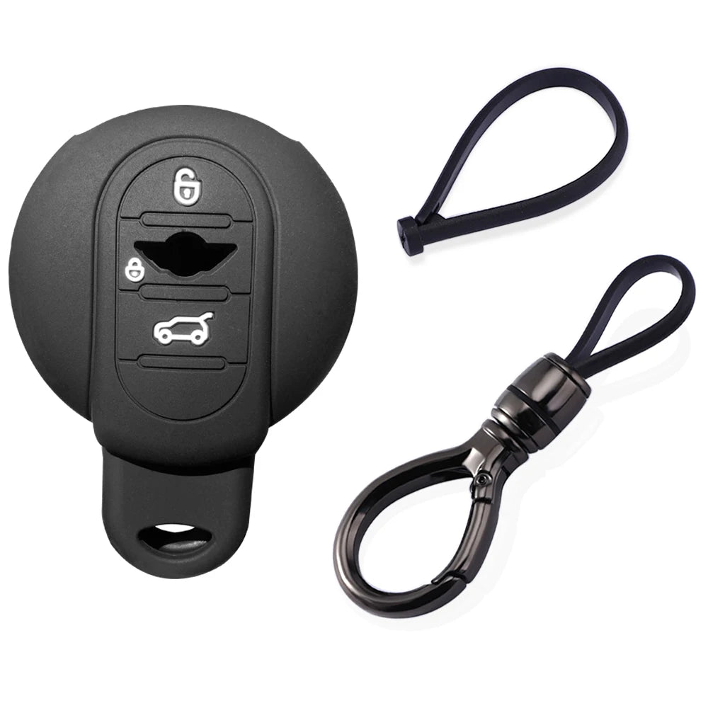 Car Remote Key Case Cover For MINI Cooper F54 F55 F56 F60 One D S JCW Clubman Countryman KeyChain Protecter Holder
