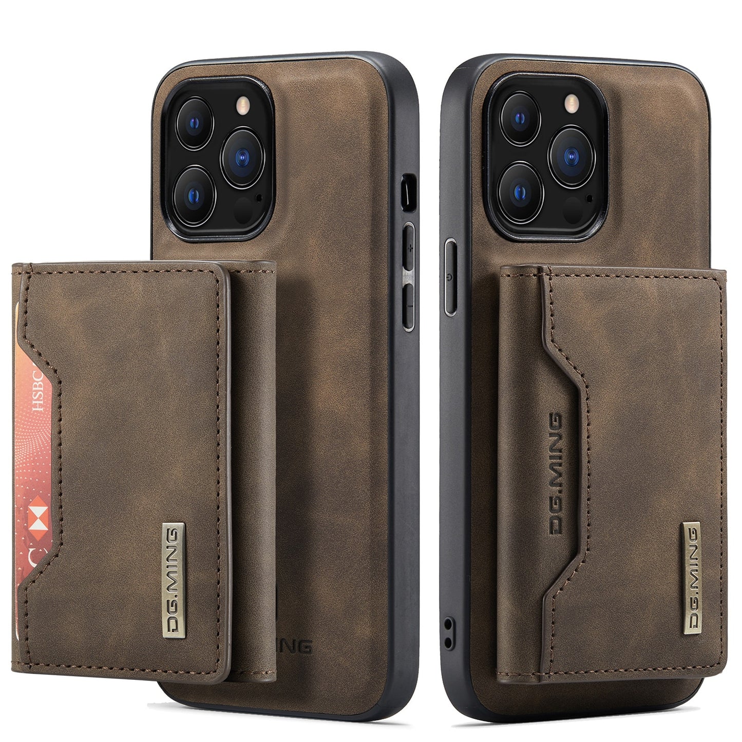2 In 1 Detachable Magnetic Leather Case for IPhone 13 12 14 11 Pro Max Xs XR 7 8 Plus Se2020 Wallet Cover Cards Holder Pocket