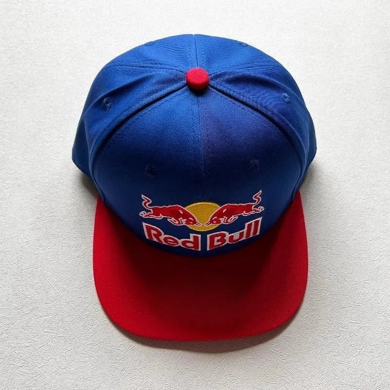 Red Bull baseball cap for spring and autumn outdoor adjustable casual hat, sun protection hat