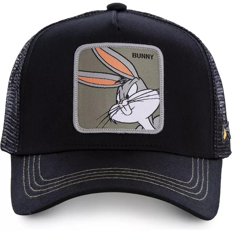 Anime Cartoon Snapback Cotton Baseball Cap Men Women Hip Hop Dad Mesh Hat Trucker