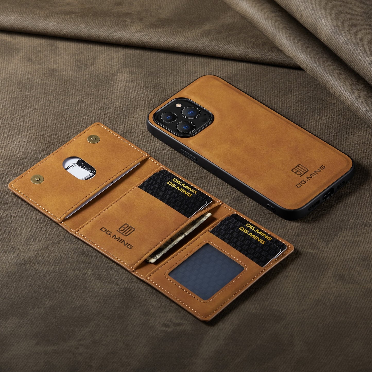 2 In 1 Detachable Magnetic Leather Case for IPhone 13 12 14 11 Pro Max Xs XR 7 8 Plus Se2020 Wallet Cover Cards Holder Pocket