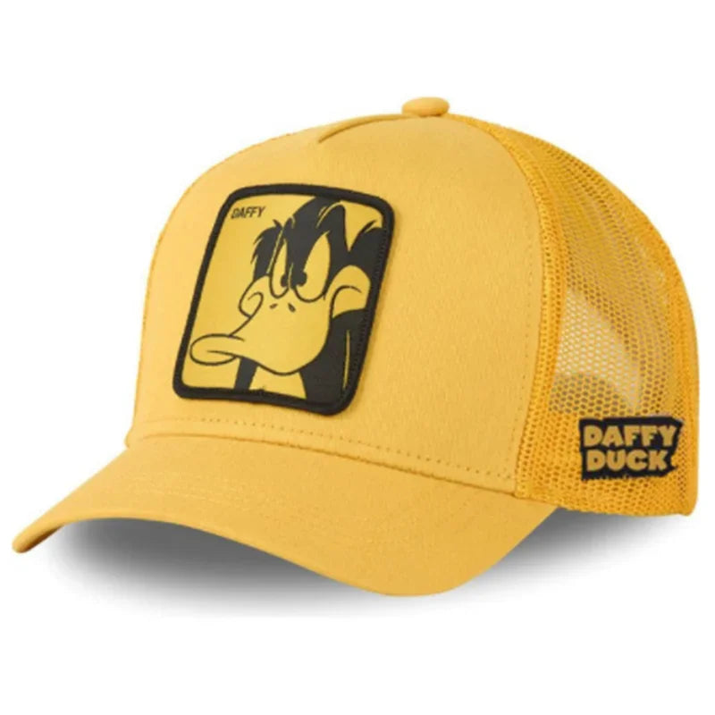 Anime Cartoon Snapback Cotton Baseball Cap Men Women Hip Hop Dad Mesh Hat Trucker