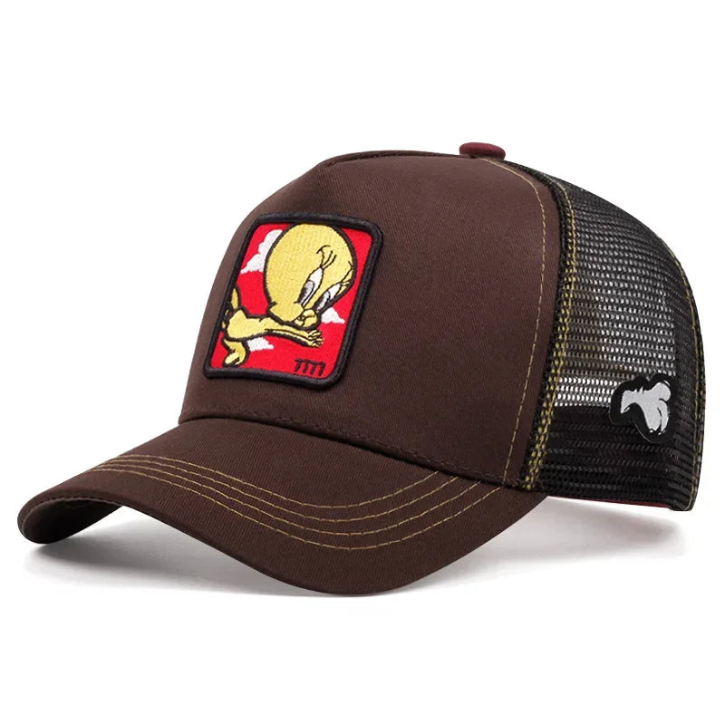 Anime Cartoon Cap High Quality Patch Draw Baseball Cap Men Trucker Hat