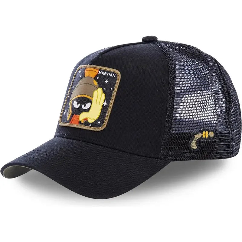 Anime Cartoon Snapback Cotton Baseball Cap Men Women Hip Hop Dad Mesh Hat Trucker